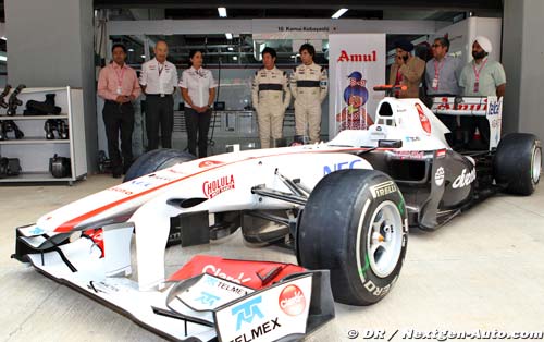 Sauber en roues libres à Abu Dhabi