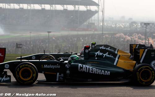 Abu Dhabi vu par les pilotes Lotus