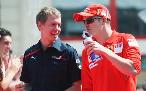 Raikkonen to partner Vettel at Red (...)