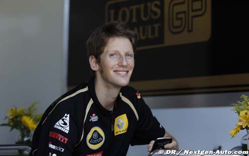 Romain Grosjean est confiant pour 2012