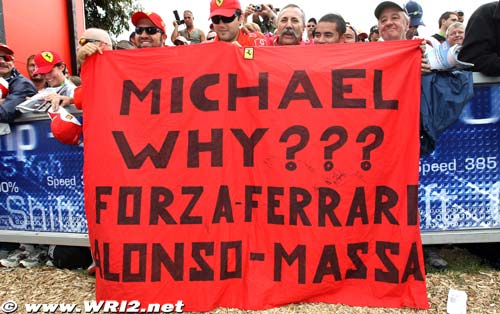 Les critiques pleuvent sur Schumacher
