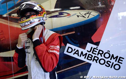 D'Ambrosio se voit en F1 en 2012