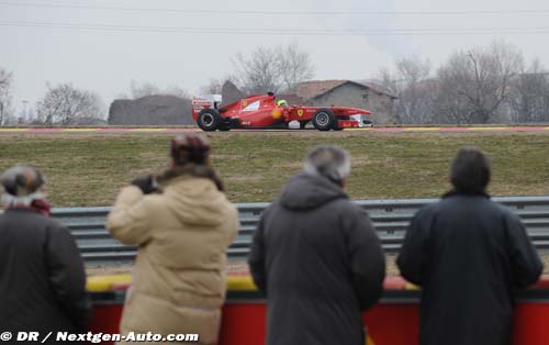 La Ferrari 663 en piste dès le 3 (…)