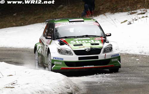 IRC heroes dominate Austrian snow rally