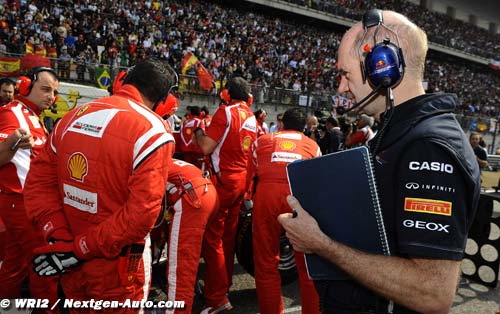 Ferrari a des vues sur Adrian Newey