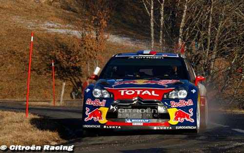 Loeb et Elena rejoignent Monaco en tête