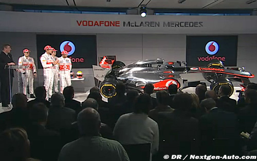 McLaren unveils its 2012 F1 challenger