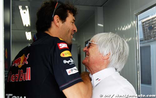 Ecclestone voit Webber briller en 2012