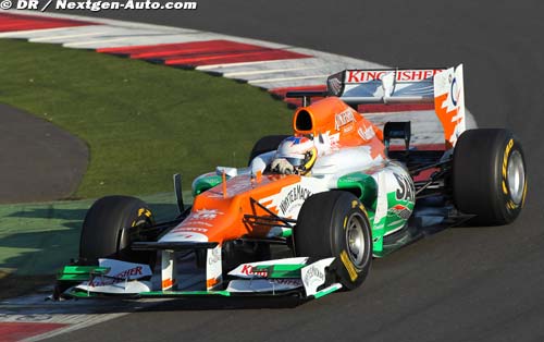 Di Resta a fait 4 tours à Silverstone