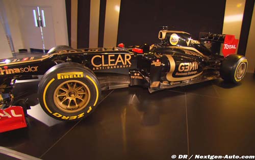 Lotus reveals 2012 car with stepped nose