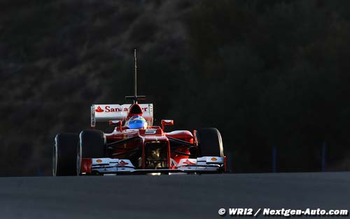Alonso note des progrès sur la F2012