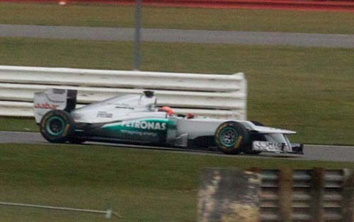 Les premières photos de la Mercedes F1