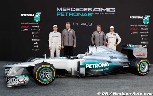 Mercedes AMG presents F1 W03 in (…)