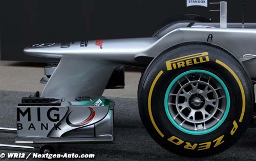 Mercedes wing innovation called W-duct