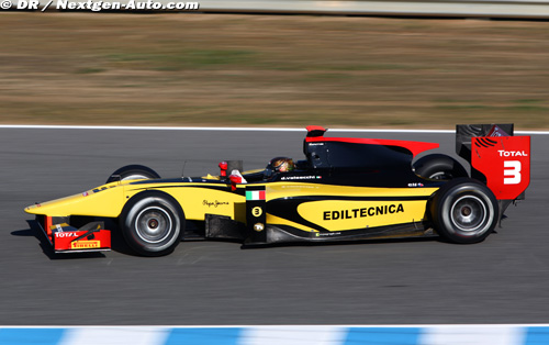 Valsecchi meilleur temps du jour à Jerez