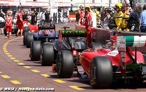 F1 to reduce pit speed to 60kph in 2012