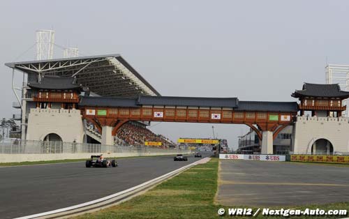 Korea to pay less for F1 race