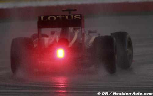 Lotus revient sur sa course en Malaisie