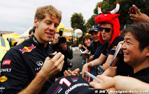 Vettel honoré à Paris