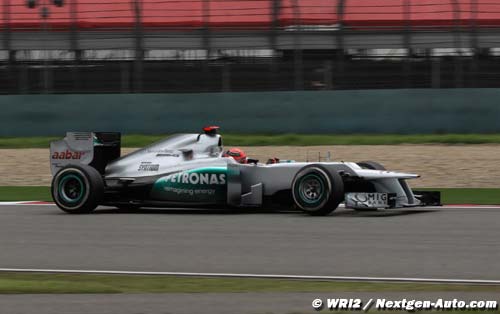 Mercedes fined after Michael Schumacher