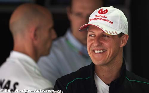 Schumacher attend son tour patiemment
