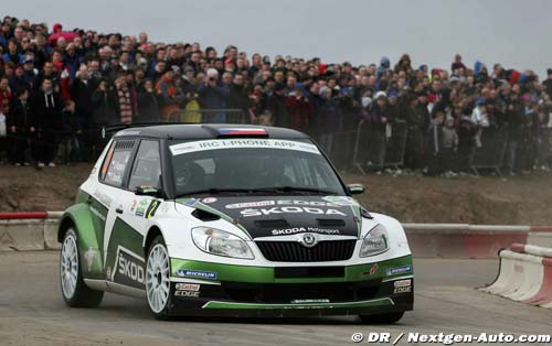 Busy weekend for factory SKODA IRC aces