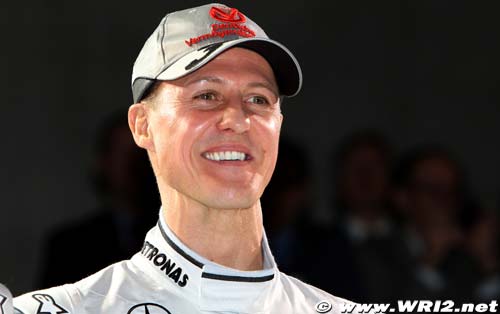 Title the target for Schumacher
