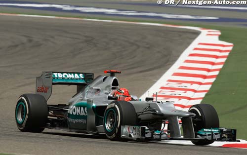 Mercedes désolé pour Schumacher
