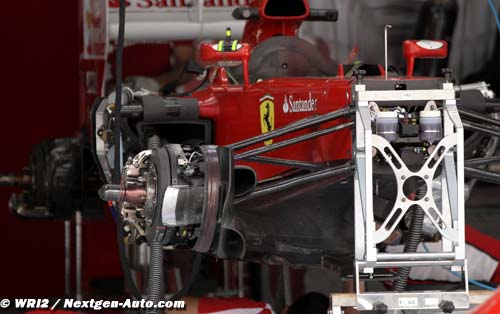 La Ferrari F2012 évoluée pas totalement