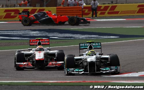 More normal overtaking in 2012