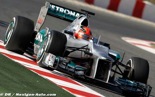 Cinq places de pénalité pour Schumacher