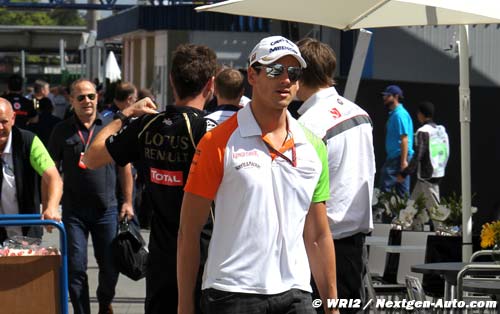 Sutil a rendu visite à Force India... et