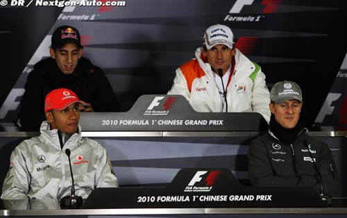 Chinese GP - Thursday press conference