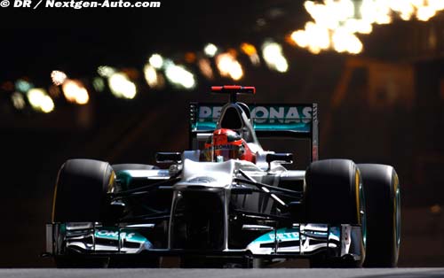 Schumacher storms to pole but takes