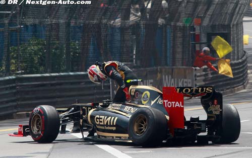 Lotus out of luck in Monaco