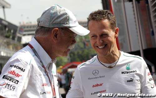 Mercedes strengthens Schumacher's