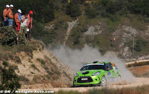 Thirsty work for IRC stars in San Marino