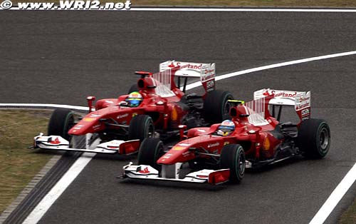 Aucune polémique entre Massa et Alonso