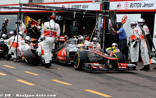 McLaren a progressé dans les stands