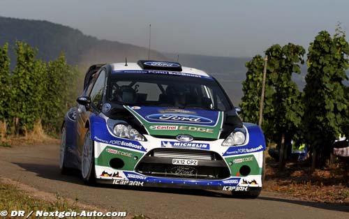 Latvala marches into second as going (…)
