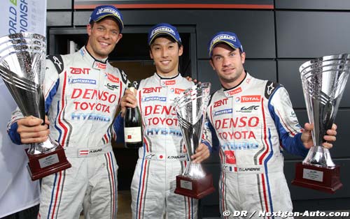 Un premier podium pour Toyota Racing