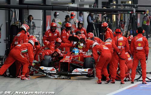 Ferrari fastest pit crew in 2012 - (...)