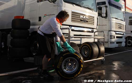 The Belgian Grand Prix from a tyre (...)