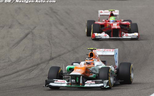 Hulkenberg, Sutil vie for Massa's