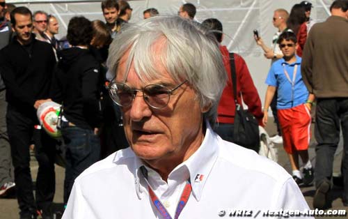 Ecclestone happy with sound of V6 engine