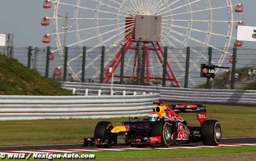 Sebastian Vettel takes pole as Red (…)