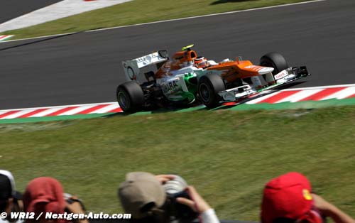 Force India perd du terrain sur Sauber