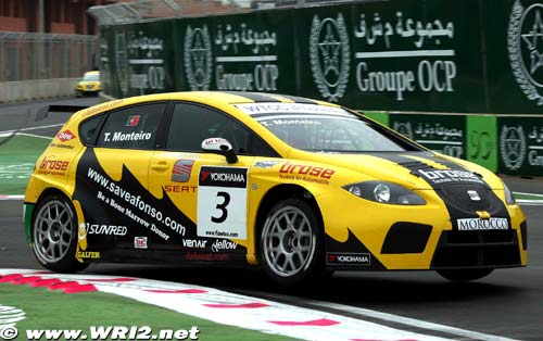 Monteiro on the podium in Marrakech