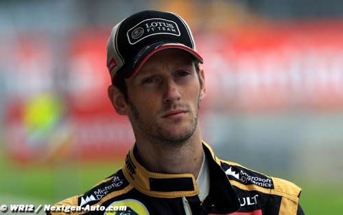 Romain Grosjean n'a plus d'exc