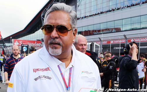 Force India plays down boss Mallya'